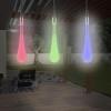 imagePure Garden 50LG1016 String Set of 2 30 Bulb Solar Power Outdoor LED Decor Tear Drop Lighting with 8 Modes and Rechargeable Battery MultiColorMulticolor