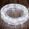 imagePure Garden Outdoor Solar Rope Light Solar Powered Cable String 100 LED Lights with 8 Modes for Patio Backyard Garden Events Cool WhiteWhite