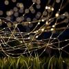 imagePure Garden SolarPowered 100 Fairy Lights Warm White 2Pack2Pack