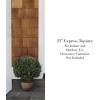 imageArtificial Cypress Topiary37 Tower Style Faux Plant in Sturdy Pot  Realistic Indoor or Outdoor Potted ShrubHome Decor by Pure Garden23