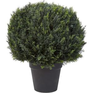 imageArtificial Cypress Topiary37 Tower Style Faux Plant in Sturdy Pot  Realistic Indoor or Outdoor Potted ShrubHome Decor by Pure Garden23