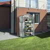 image4 Tier Mini Greenhouse  Portable Greenhouse with Locking Wheels and PVC Cover for Indoor or Outdoor  27 x 19 x 63Inch Green House by HomeComplete4Tier