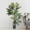 imageArtificial Cycas Palm Tree 3Foot Potted Faux Plant for Home or Office Decoration Ornamental Greenery for Indoor or Outdoor Use by Pure Garden5ft