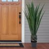 imageGiant Agave Fake Plant  52Inch Faux Succulent with Pot  Artificial Trees Blend Southwestern Style with Modern Home Decor by Pure GardenSet of 2