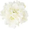 imageLilies Floral Centerpiece  Five CreamColored Lily Blossoms in a Clear Glass Bowl with Fake Water  Artificial Flowers in Vase by Pure Garden Cream85