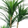 imagePure Garden Artificial Tree  51Inch Tropical Yucca Plant with Rubber Leaves and Natural Trunk for Living Room Bedroom and Office  Faux PlantsGreen