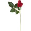 imagePure Garden Rose Artificial Flowers  18Pc Real Touch 115Inch Fake Flower Set with Stems for Home Decor Wedding or BridalBaby Showers CoralRed