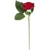 imagePure Garden Rose Artificial Flowers  18Pc Real Touch 115Inch Fake Flower Set with Stems for Home Decor Wedding or BridalBaby Showers CoralRed