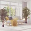 imageArtificial Bamboo Tree  6FT Fake Plant with Adjustable Leaves and Pot  Faux Plants Indoor for Home Restaurant or Office Dcor by Pure GardenNatural Trunk