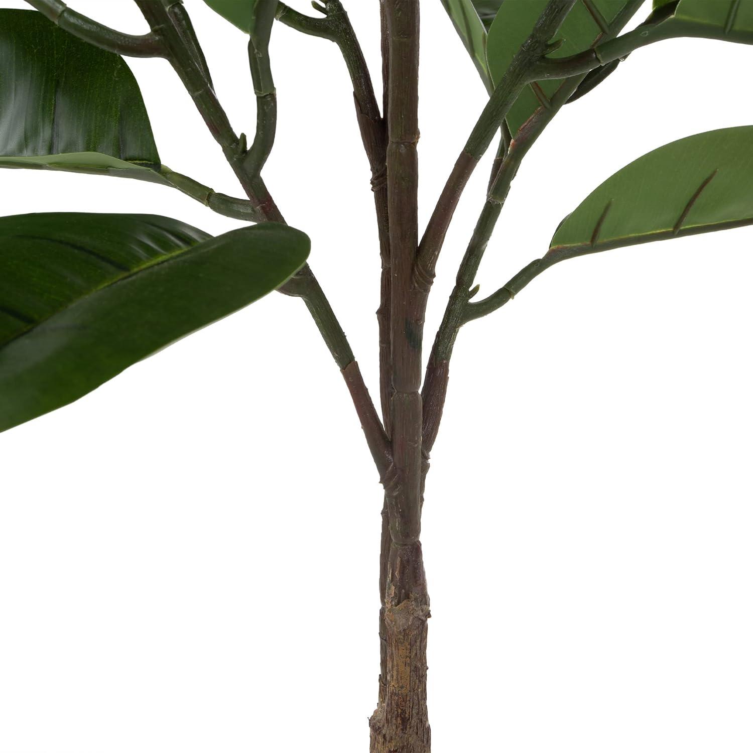 imagePure Garden Artificial Olive Tree  6Foot Potted Faux Plant with Fruit for Home or Office Decoration  Natural Looking Polyester LeavesGreen