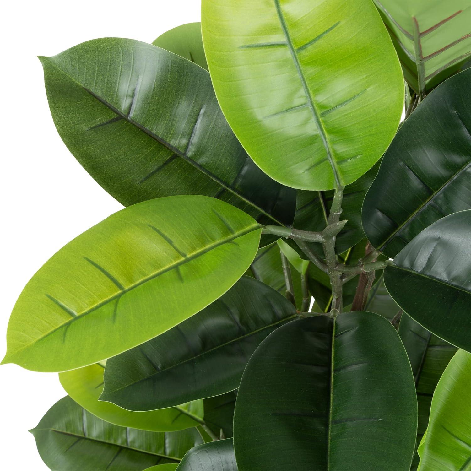 imagePure Garden Artificial Olive Tree  6Foot Potted Faux Plant with Fruit for Home or Office Decoration  Natural Looking Polyester LeavesGreen