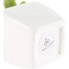 imageFaux Succulents  Assorted Lifelike Plastic Greenery Arrangements Decorative Ceramic Pots for Indoor Home or Office Dcor by Pure Garden Set of 4White Bowls