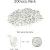 imagePure Garden GlowinTheDark Solar Pebble Lights 200 Ct Yellow Decorative Rocks for Flower Beds Walkways and PatiosBlue