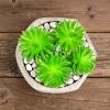imagePure Garden GlowinTheDark Solar Pebble Lights 200 Ct Yellow Decorative Rocks for Flower Beds Walkways and PatiosBlue