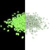 imagePure Garden GlowinTheDark Solar Pebble Lights 200 Ct Yellow Decorative Rocks for Flower Beds Walkways and PatiosGreen