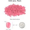 imagePure Garden GlowinTheDark Solar Pebble Lights 200 Ct Yellow Decorative Rocks for Flower Beds Walkways and PatiosYellow