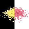 imagePure Garden GlowinTheDark Solar Pebble Lights 200 Ct Yellow Decorative Rocks for Flower Beds Walkways and PatiosYellow