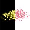 imagePure Garden GlowinTheDark Solar Pebble Lights 200 Ct Yellow Decorative Rocks for Flower Beds Walkways and PatiosYellow