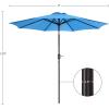 imagePure Garden Patio Umbrella with Vented CanopyBlue