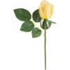 imageRose Artificial Flowers  24Pc Real Touch 115Inch Fake Flower Set with Stems for Home Decor Wedding or BridalBaby Showers by Pure Garden YellowYellow