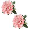 imageRose Artificial Flowers  24Pc Real Touch 115Inch Fake Flower Set with Stems for Home Decor Wedding or BridalBaby Showers by Pure Garden YellowPink