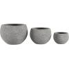 imagePure Garden Plant Pots  Lightweight Fiber Clay Whiskey Barrel Planter Flower Pots  13 and 94 Dia Large Outdoor Planters  Plant Pot Set of 2Gray