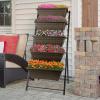 imagePure Garden Raised Garden Beds  5 Tier Vertical Garden Planter  Planters for Outdoor Plants  Gardening and Greenhouse Accessories Brown