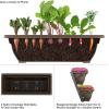 imagePure Garden Raised Garden Beds  5 Tier Vertical Garden Planter  Planters for Outdoor Plants  Gardening and Greenhouse Accessories Brown