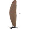 imagePure Garden Offset Outdoor Umbrella Cover  HeavyDuty Waterproof Protection for Banana Frame Umbrellas Up to 115 Ft Round or 75 Ft Square TanTan