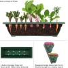 imagePure Garden Raised Garden Beds  5 Tier Vertical Garden Planter  Planters for Outdoor Plants  Gardening and Greenhouse Accessories Green