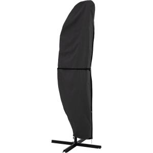 imagePure Garden Offset Outdoor Umbrella Cover  HeavyDuty Waterproof Protection for Banana Frame Umbrellas Up to 115 Ft Round or 75 Ft Square TanGrey