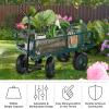 imageGarden Cart  Rolling Wagon Cart with 650lb Weight Capacity AllTerrain Wheels and Removable Sides  Garden Carts and Wagons by Pure Garden Green