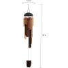 imagePure Garden 50LG1050 Metal and Wood Wind Chimes Bronze FinishBamboo Finish