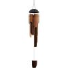 imagePure Garden 50LG1050 Metal and Wood Wind Chimes Bronze FinishBamboo Finish