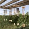 imagePure Garden 50LG1050 Metal and Wood Wind Chimes Bronze FinishBronze Finish