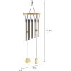 imagePure Garden 50LG1050 Metal and Wood Wind Chimes Bronze FinishBronze Finish