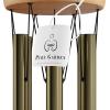 imagePure Garden 50LG1050 Metal and Wood Wind Chimes Bronze FinishGold Finish