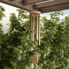 imagePure Garden 50LG1050 Metal and Wood Wind Chimes Bronze FinishGold Finish