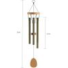 imagePure Garden 50LG1050 Metal and Wood Wind Chimes Bronze FinishGold Finish