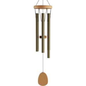 imagePure Garden 50LG1050 Metal and Wood Wind Chimes Bronze FinishGold Finish