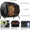 imageCompost Tumbler  43Gal Compost Bin with Dual Chambers 360Degree Rotating Design and Garden Gloves Included  Homesteading Supplies by Pure Garden