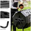 imageCompost Tumbler  43Gal Compost Bin with Dual Chambers 360Degree Rotating Design and Garden Gloves Included  Homesteading Supplies by Pure Garden