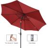 imagePure Garden 659740WEP Patio Umbrella Red