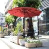 imagePure Garden 659740WEP Patio Umbrella Red