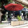 imagePure Garden 659740WEP Patio Umbrella Red