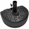 imagePure Garden Half Round Umbrella Base  34lb Fillable Freestanding Semicircle Umbrella Stand for Outdoor Use on Patios Balconies or Decks Black