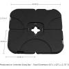 imagePure Garden Patio Umbrella Base  Outdoor Base Plates for Crossbar Pole Cantilever or Offset Umbrellas  220lb SandWeighted Total Capacity