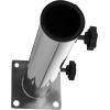 imagePure Garden Deck Umbrella Base  Adjustable Inground Umbrella Stand for 12522in Diameter Pole  Flagpole Holder or Patio Umbrella Stand Silver
