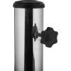 imagePure Garden Deck Umbrella Base  Adjustable Inground Umbrella Stand for 12522in Diameter Pole  Flagpole Holder or Patio Umbrella Stand Silver